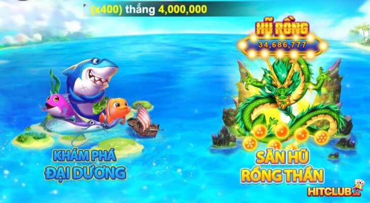 Top game bắn cá đổi thưởng ăn tiền thật tại Hit Club đáng tham gia nhất